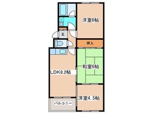 ユニティ－高木の物件間取画像